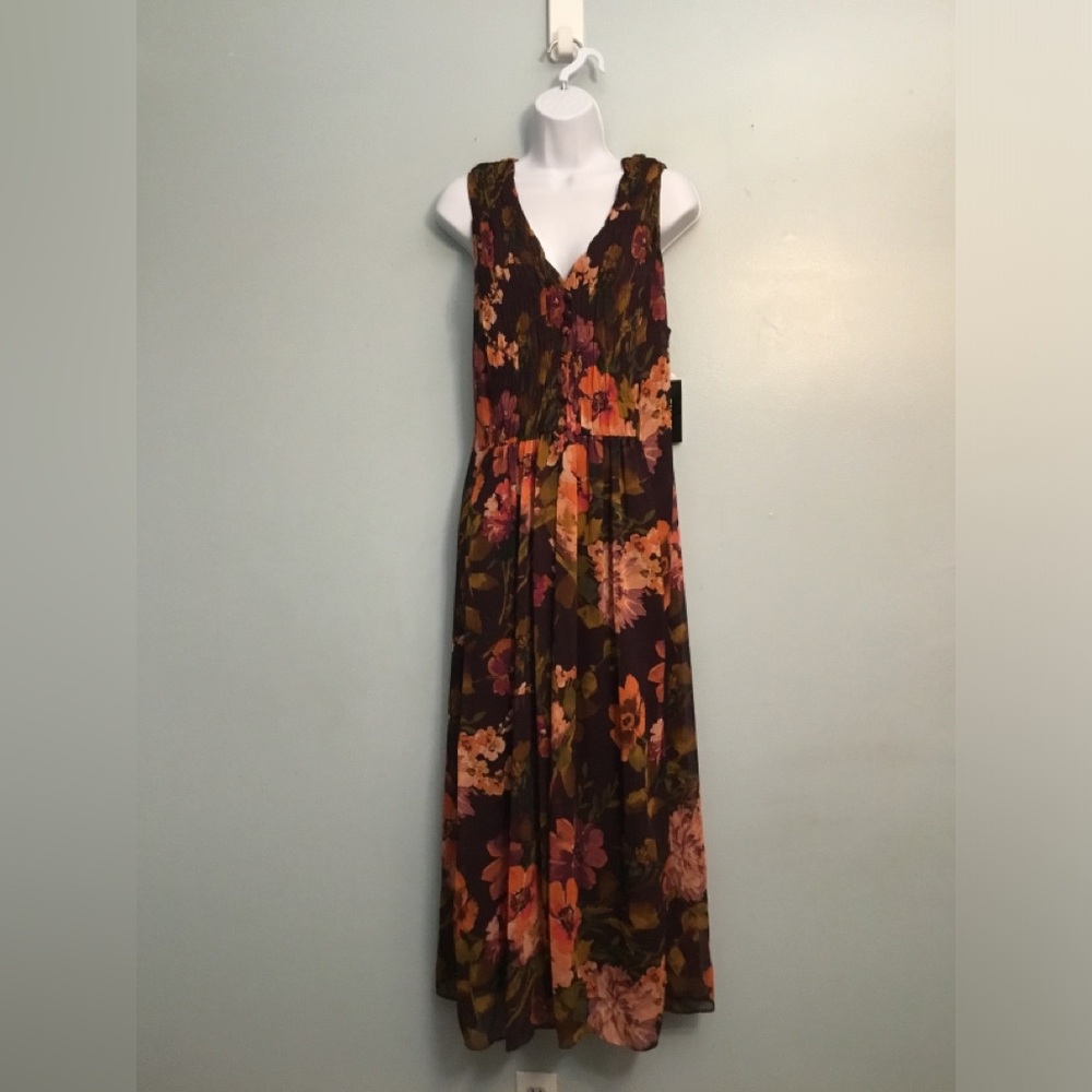Taylor Multicolor Floral Maxi Dress - Picture 12 of 16